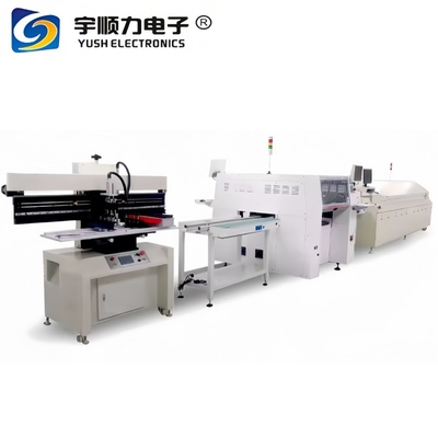 High Speed Energy Saving SMT Production Line Semi Auto jalur perakitan elektronik