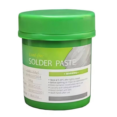 Lead Free Solder Paste No Clean Flux Cored Tin Bismuth Silver Alloy SMT Printer Welding Soldering Cream