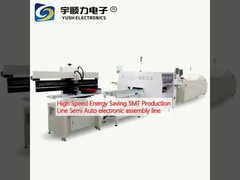 High Speed Energy Saving SMT Production Line Semi Auto jalur perakitan elektronik